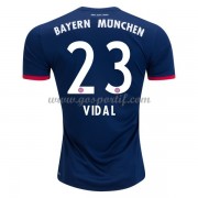 maillot de foot Bundesliga Bayern Munich 2017-18 Arturo Vidal 23 maillot extérieur..